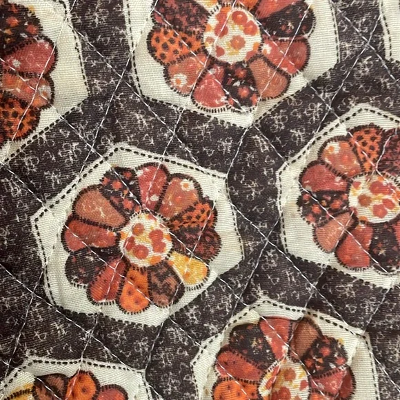 NWOT: Vintage MCM 70’s Floral MCM Oven/Range 3 Piece Set: 2 Mitts And Pot Holder - Picture 7 of 9